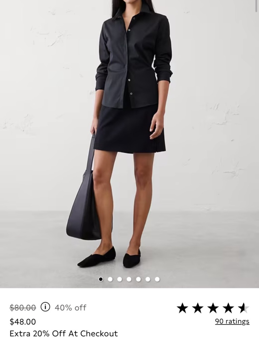 Banana Republic black shirt